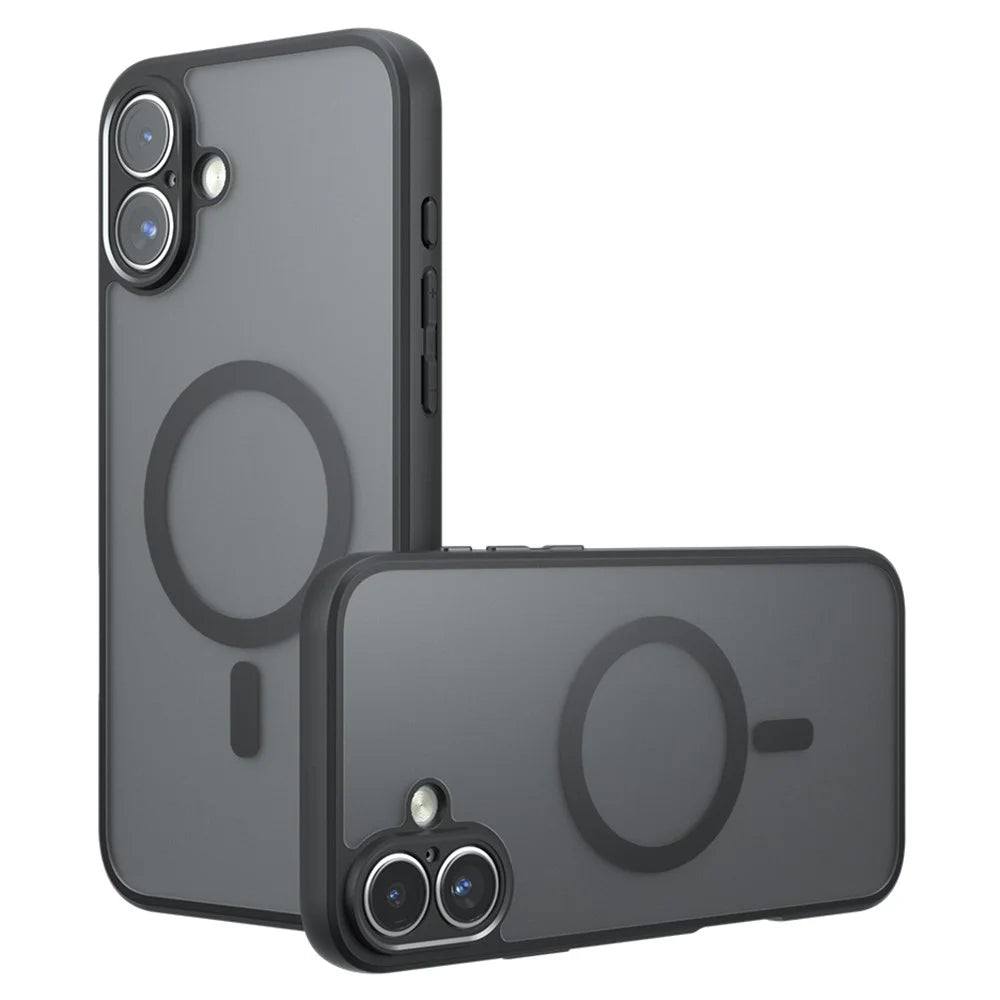 For iPhone 17 Case Compatible with MagSafe TPU+PC Matte Phone Cover - 1