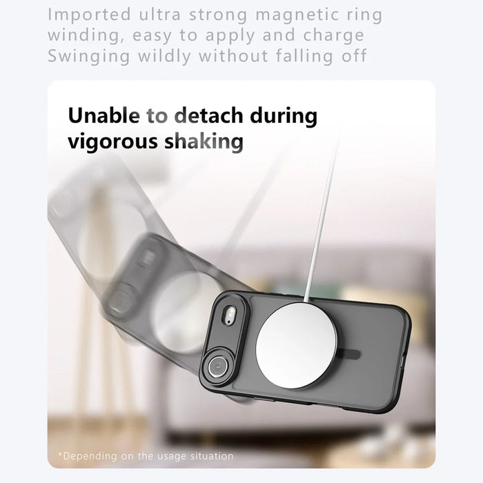 For iPhone Air Case Compatible with MagSafe TPU+PC Matte Phone Cover - 3