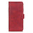 For Samsung Galaxy S25 FE Case Stand Cowhide Texture PU Leather Phone Cover - Red - 5