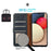 KHAZNEH For Samsung Galaxy S25 FE Case RFID Blocking Wallet Litchi Texture PU Leather Phone Cover with Strap - Blue - 4