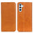 For Samsung Galaxy S25 FE Case Split Leather Flip Wallet Phone Cover - Brown - 1
