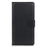For Samsung Galaxy S25 FE Wallet Case PU Leather Phone Cover Litchi Texture - Black - 6