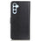 For Samsung Galaxy S25 FE Wallet Case PU Leather Phone Cover Litchi Texture - Black - 7