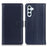 For Samsung Galaxy S25 FE Case Card Slots PU Leather Flip Stand Phone Cover - Blue - 1