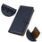 For Samsung Galaxy S25 FE Case Card Slots PU Leather Flip Stand Phone Cover - Blue - 4