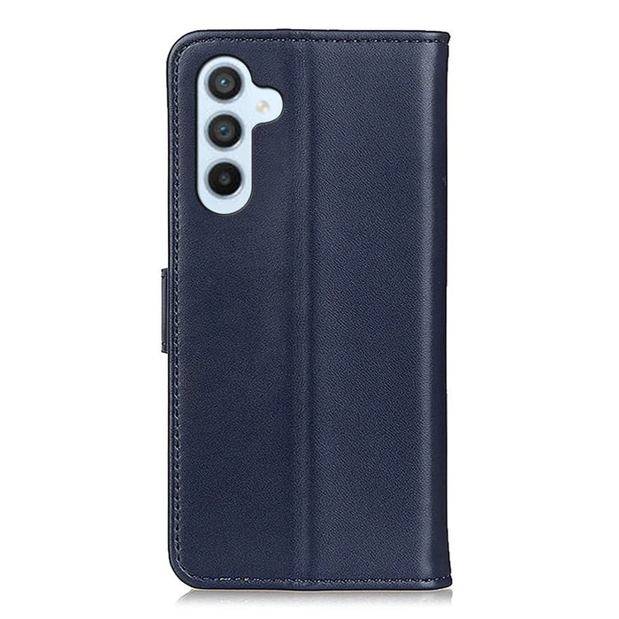 For Samsung Galaxy S25 FE Case Card Slots PU Leather Flip Stand Phone Cover - Blue - 7