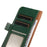 KHAZNEH For Samsung Galaxy S25 FE Phone Case Genuine Cow Leather Cover RFID Blocking - Green - 5