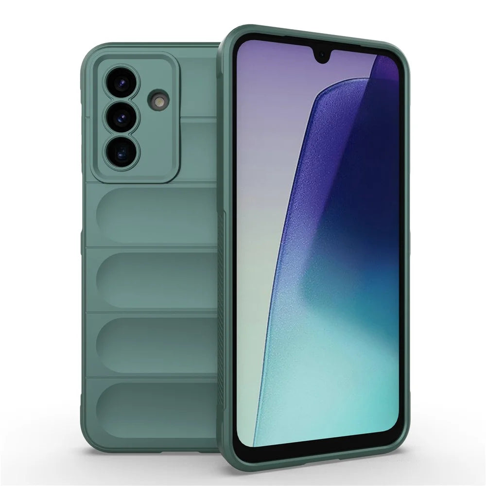 For Samsung Galaxy A18 5G / A18 4G / A17 5G / A17 4G Case Anti-Drop Soft TPU Rugged Phone Back Cover - Green - 1