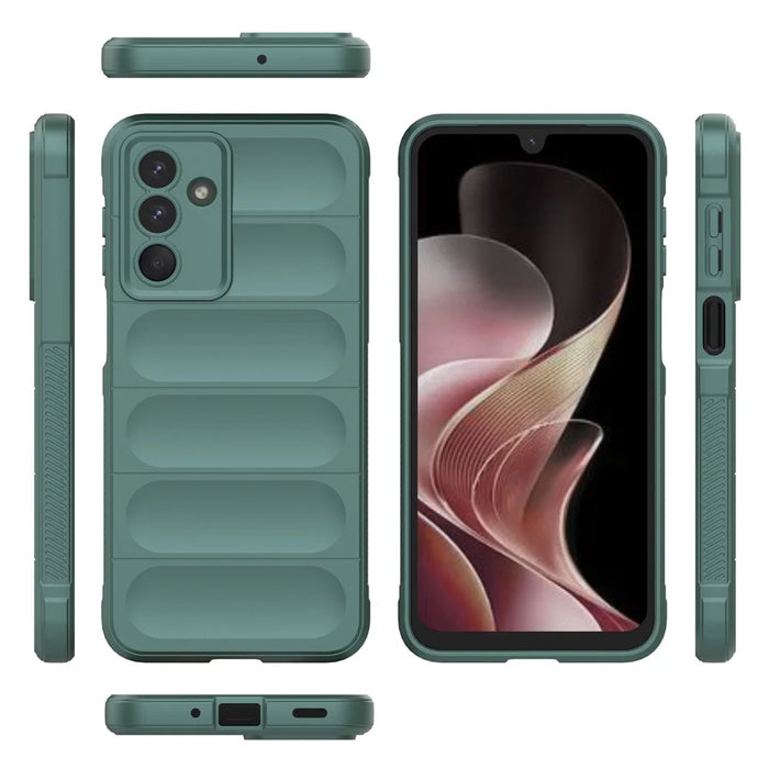 For Samsung Galaxy M36 5G Case Anti-Drop Soft TPU Rugged Phone Back Cover - Green - 5