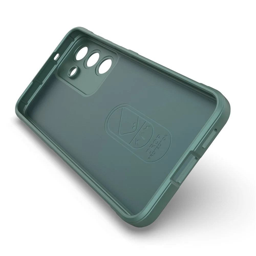 For Samsung Galaxy S25 FE Case Anti-Drop Soft TPU Rugged Phone Back Cover - Green - 3