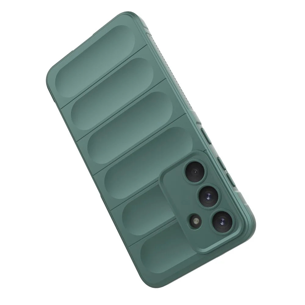 For Samsung Galaxy S25 FE Case Anti-Drop Soft TPU Rugged Phone Back Cover - Green - 4