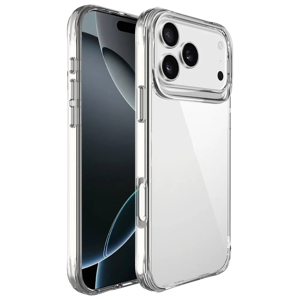For iPhone 17 Pro Case PC + TPU Dropproof Transparent Phone Cover - 1