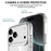 For iPhone 17 Pro Case PC + TPU Dropproof Transparent Phone Cover - 4