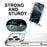 For iPhone 17 Pro Case PC + TPU Dropproof Transparent Phone Cover - 6