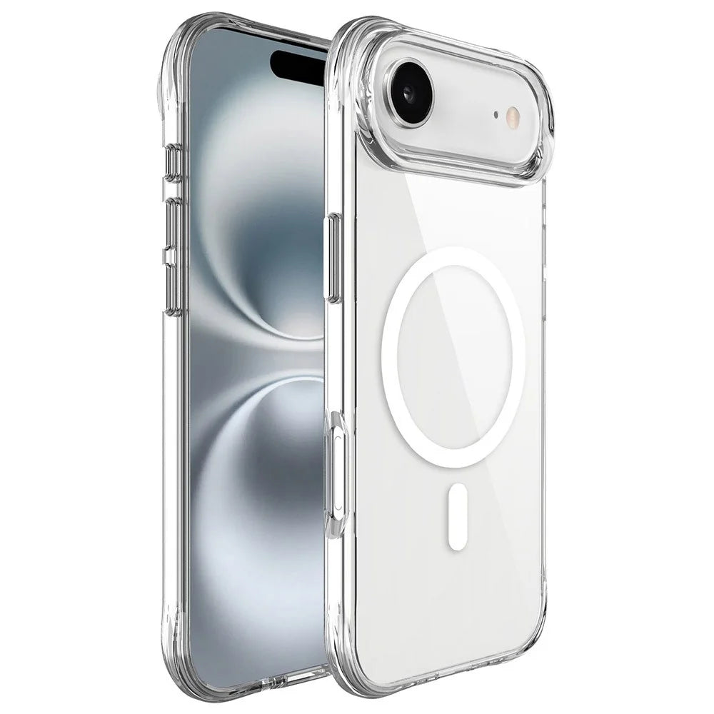 For iPhone Air Case Compatible with MagSafe TPU + PC Clear Phone Cover - 1