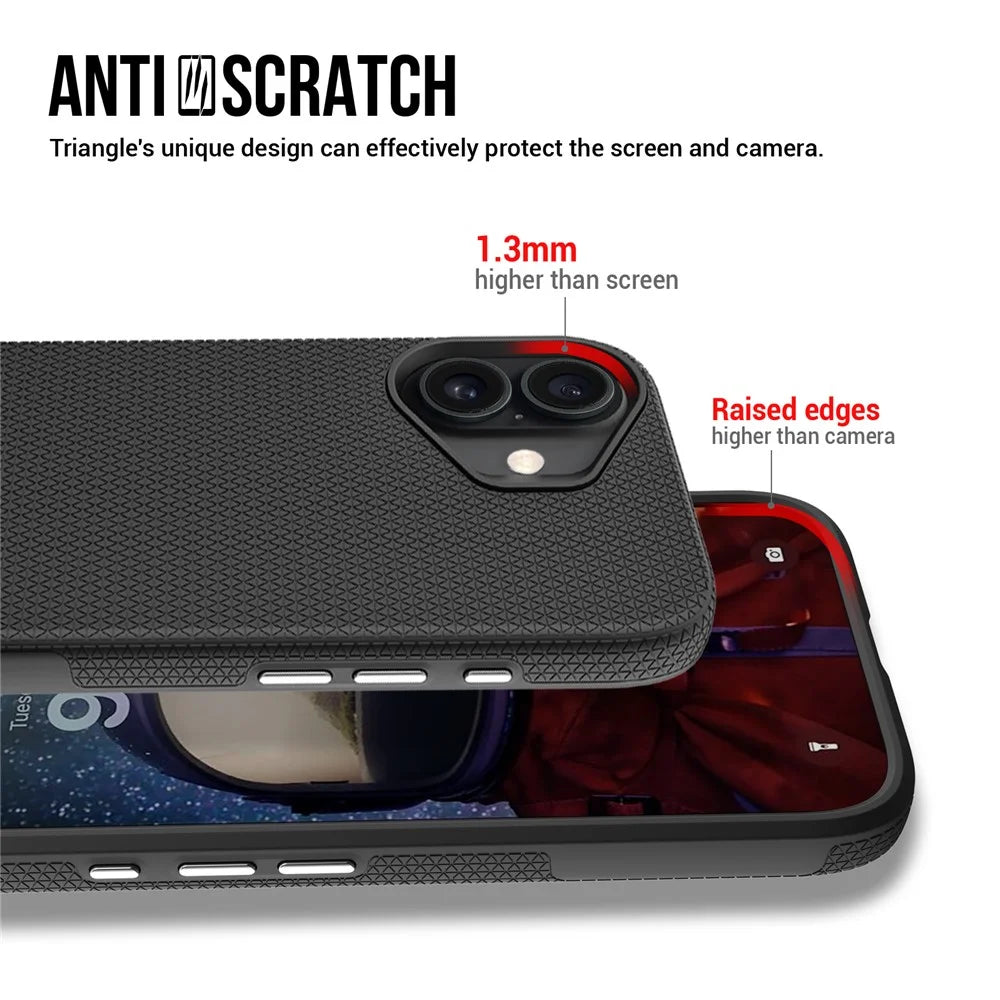 For iPhone 17 Case Compatible with MagSafe Protective TPU + PC Phone Cover - Black - 6