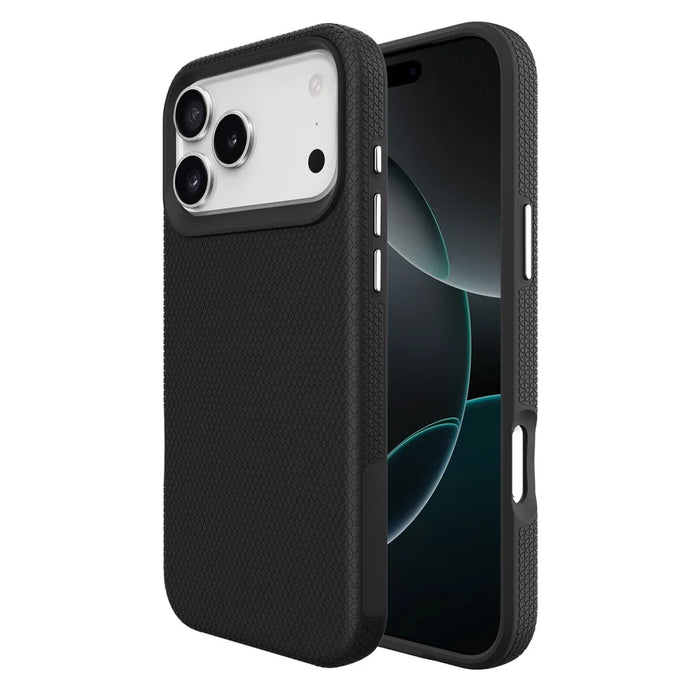 For iPhone 17 Pro Max Case Compatible with MagSafe Protective TPU+PC Phone Cover - Black - 1