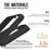 For iPhone 17 Pro Max Case Compatible with MagSafe Protective TPU+PC Phone Cover - Black - 4