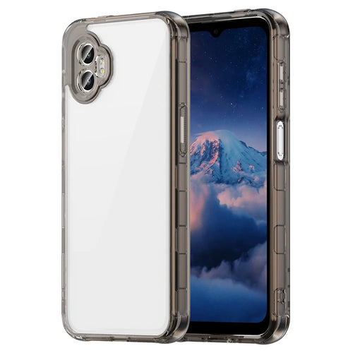 For Samsung Galaxy XCover7 Pro Case TPU + Acrylic Phone Back Cover Anti Yellowing - Black - 1