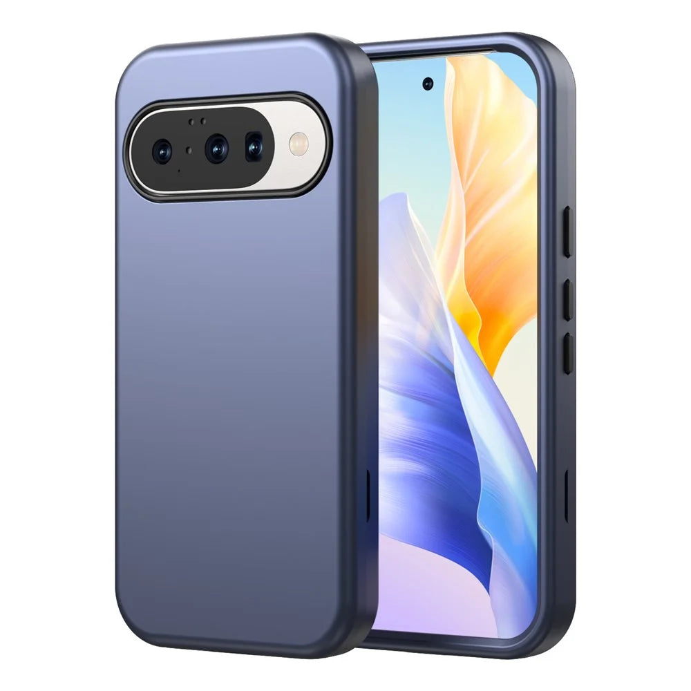 GW03 For Google Pixel 10 / 10 Pro Case TPU + PC Phone Cover Dual Layer Shockproof - Dark Blue - 1