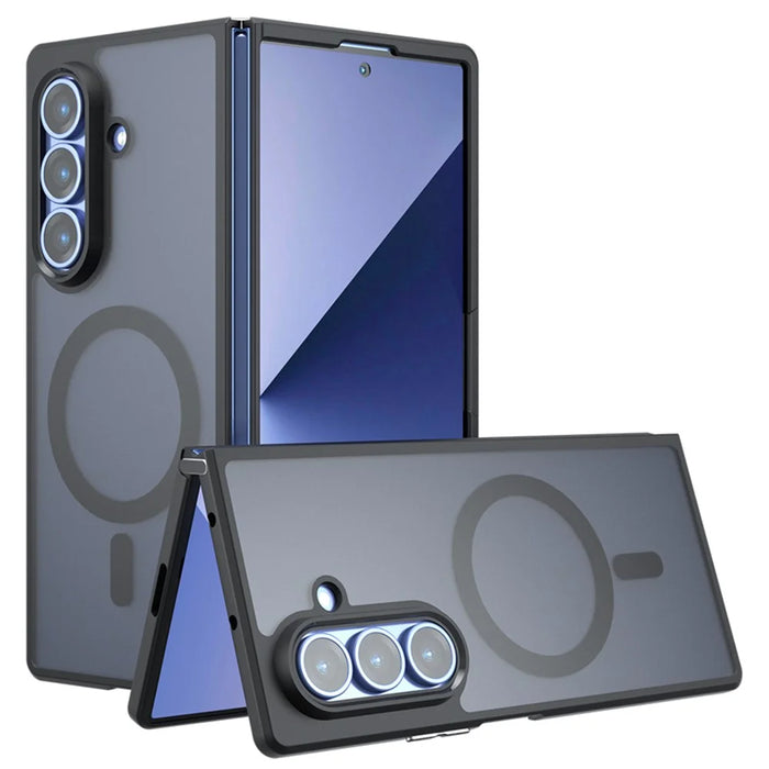 For Samsung Galaxy Z Fold7 5G Magnetic Case TPU + PC Matte Skin Touch Phone Cover - 1
