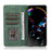For iPhone Air Case Wallet Magnetic Closing Leather Flip Phone Cover - Green - 2