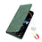 For iPhone Air Case Wallet Magnetic Closing Leather Flip Phone Cover - Green - 5