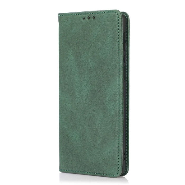 For iPhone Air Case Wallet Magnetic Closing Leather Flip Phone Cover - Green - 6