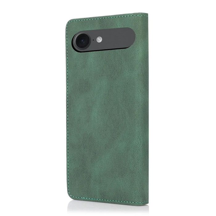 For iPhone Air Case Wallet Magnetic Closing Leather Flip Phone Cover - Green - 7