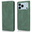 For iPhone 18 Pro Max / 17 Pro Max Case Wallet Magnetic Closing Leather Flip Phone Cover - Green - 1