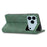 For iPhone 18 Pro Max / 17 Pro Max Case Wallet Magnetic Closing Leather Flip Phone Cover - Green - 4
