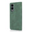 For Samsung Galaxy S25 Edge Case Wallet Magnetic Closing Leather Flip Phone Cover - Green - 7
