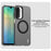 IMAK For Samsung Galaxy A17 5G / A17 4G Magnetic Case PC + TPU Protective Phone Back Cover - Black - 7
