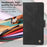 YIKATU For iPhone Air Leather Case  YK-005 Skin-touch Feeling Wallet Phone Cover - Black - 3
