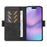 YIKATU For iPhone 17 Leather Case  YK-005 Skin-touch Feeling Wallet Phone Cover - Black - 2
