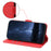 For Nothing CMF Phone 2 Pro Phone Cases Wallet Stand Color Splicing Leather Cover with Magnetic Clasp - Red - 5