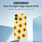 For iPhone 17 Case Sunflowers Pattern Printing Straight Edge TPU Phone Back Cover - Beige - 3