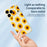 For iPhone 18 Pro Max / 17 Pro Max Case Sunflowers Pattern Printing Straight Edge TPU Phone Back Cover - Purple - 4