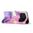 For iPhone 18 Pro / 17 Pro Stand Case Marble Pattern PU Leather Wallet Phone Cover - Purple - 3