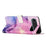 For iPhone Air Stand Case Marble Pattern PU Leather Wallet Phone Cover - Purple - 3