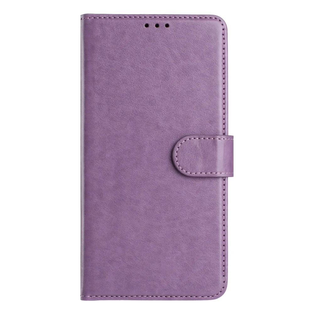 For Samsung Galaxy A18 5G / A18 4G / A17 5G / A17 4G / A26 5G Wallet Phone Case Stand PU Leather Folio Flip Cover with 8 Card Slot - Purple - 2