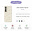 For Samsung Galaxy A56 5G Case Red Cherry Pattern Printing Straight Edge TPU Phone Back Cover - Beige - 2