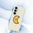 For Samsung Galaxy A56 5G Case Yellow Moon Pattern Printing Straight Edge TPU Phone Back Cover - Beige - 5
