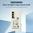For Samsung Galaxy A56 5G Case Boarding Ticket Pattern Printing Straight Edge TPU Phone Back Cover - Beige - 3