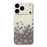 For iPhone 18 Pro Max / 17 Pro Max Case Grey Flowers Pattern Printing Straight Edge TPU Phone Back Cover - Beige - 1