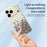 For iPhone 18 Pro Max / 17 Pro Max Case Grey Flowers Pattern Printing Straight Edge TPU Phone Back Cover - Beige - 4