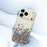 For iPhone 18 Pro Max / 17 Pro Max Case Grey Flowers Pattern Printing Straight Edge TPU Phone Back Cover - Beige - 5