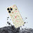 For iPhone 18 Pro Max / 17 Pro Max Case Small Flower Leaves Pattern Printing Straight Edge TPU Phone Back Cover - Beige - 7