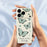 For iPhone 18 Pro Max / 17 Pro Max Case Green Butterfly Pattern Printing Straight Edge TPU Phone Back Cover - Beige - 6