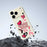 For iPhone 18 Pro Max / 17 Pro Max Case Pink Elements Pattern Printing Straight Edge TPU Phone Back Cover - Beige - 7